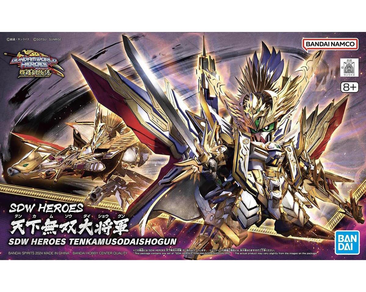Bandai BAS2657945 SD Gundam World Heroes Tenkamusodaishogun Plastic Model Kit