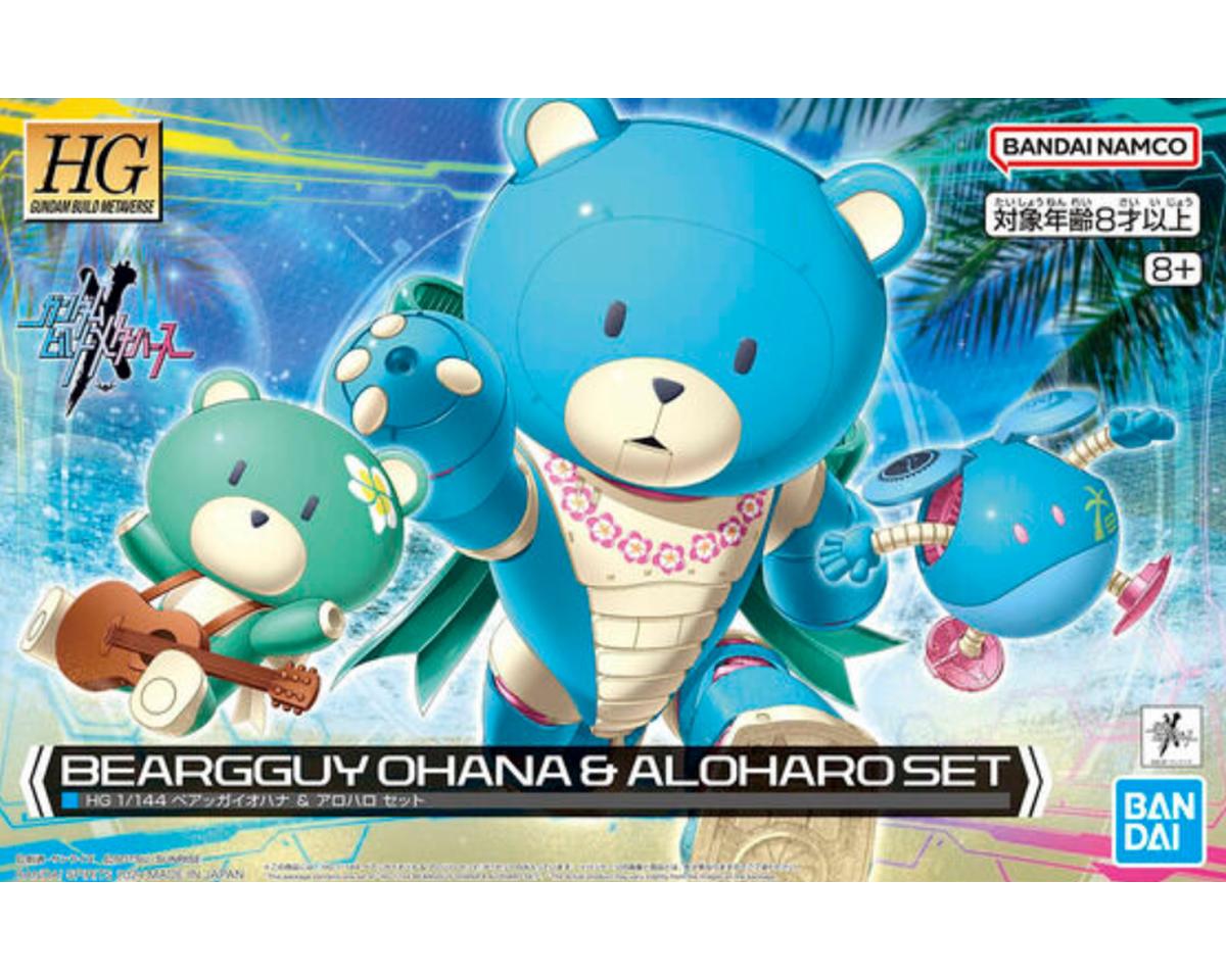 Bandai BAS2692443 HGBM 1/144 #09 Beargguy Ohana/AloHaro Set "Gundam Build Metaverse" Model