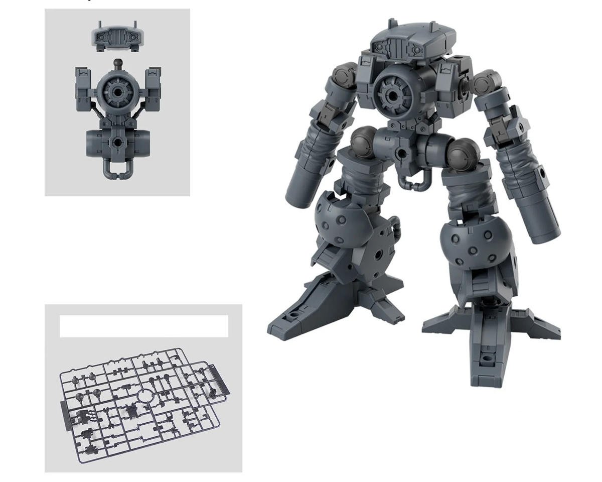 Bandai BAS2704788 30MM 1/144 Option Parts Set #16 (Grey) (Arm/Leg Unit 1) Accessory Kit