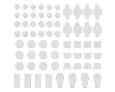 Bandai BAS2733949 30MM Customize Material (Decoration Parts #1)(White)