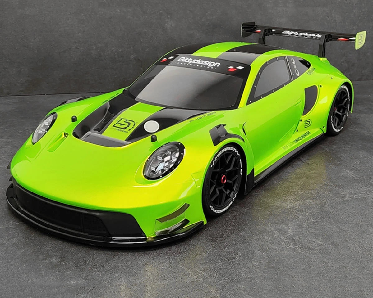 Bittydesign BDYAR7F-PGT3R Arrma® Felony™ P-GT3R 1/7 Supercar Pre-Trimmed Body (Clear)