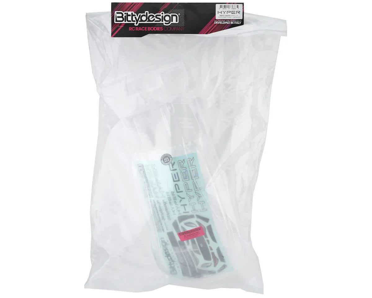 Bittydesign HYPER 1/10 Carrocería de turismo (transparente) (190 mm) (peso ligero) (aprobado por ROAR)