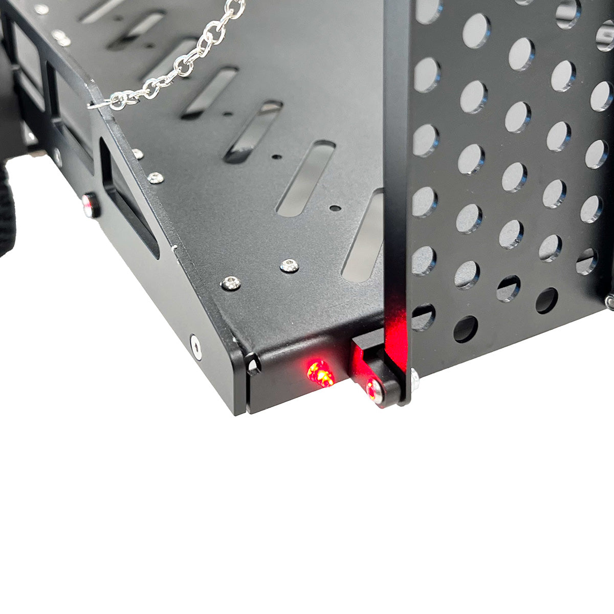 BOLD RC BOL5005 1/10 Scale Full Metal Trailer with LED Lights (Titanium)