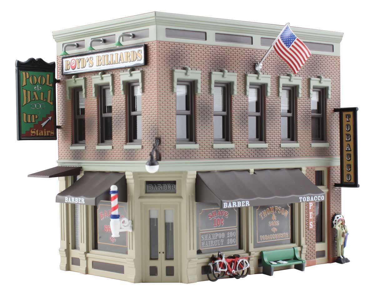 Woodland Scenics BR5024 HO Corner Emporium Built-&-Ready Structure