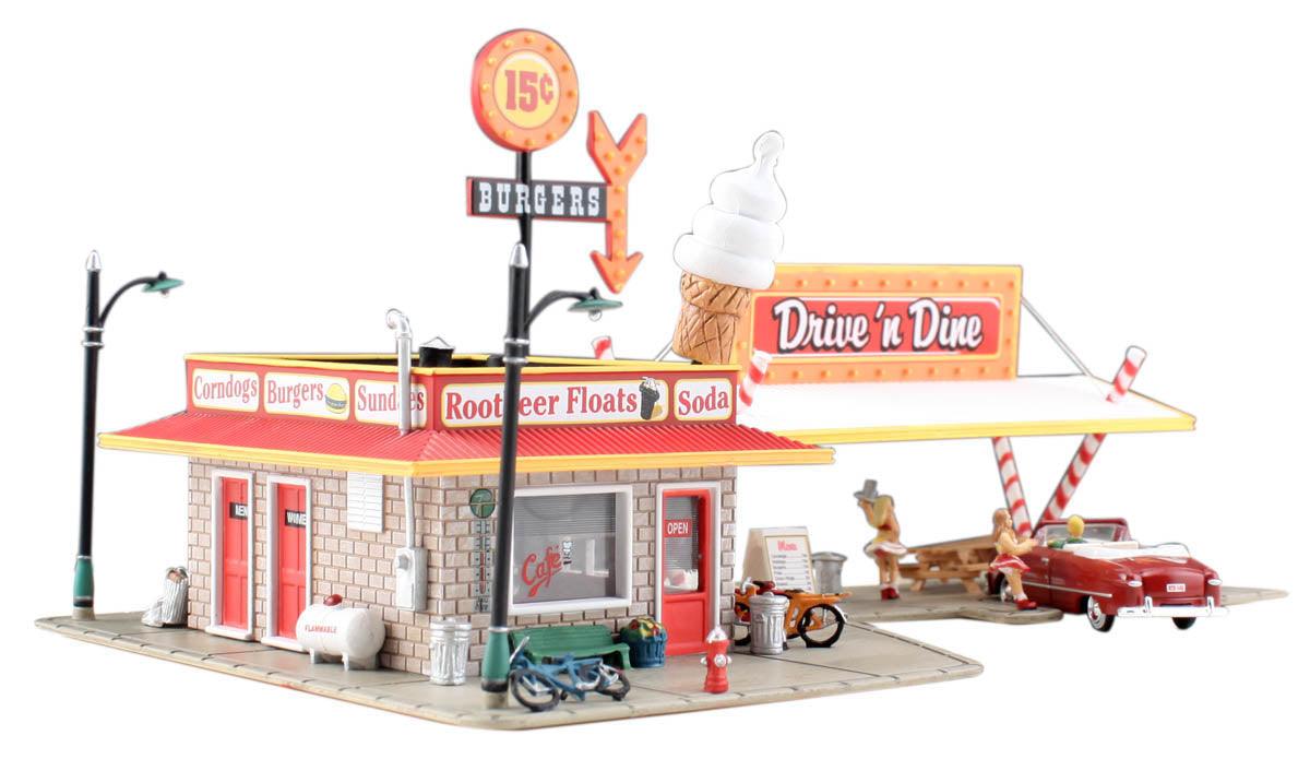Woodland Scenics BR5029 HO Drive 'N Dine Structure Built-&-Ready