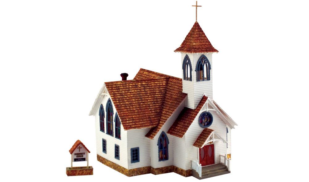 Woodland Scenics BR5041 HO Community Church Structure Built-&-Ready