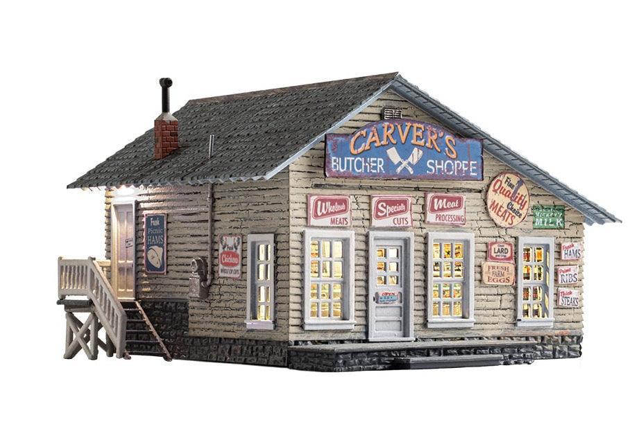 Woodland Scenics BR5872 O Scale Carver's Butcher Shoppe