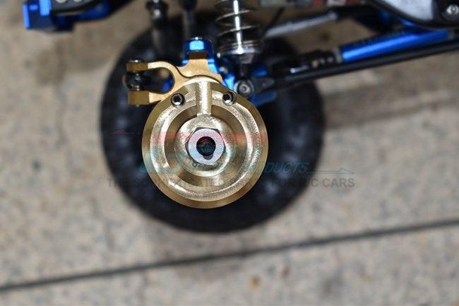 GPM BRASS OUTER PORTAL DRIVE HOUSING HEAVY FRONT OR REAR TRAXXAS TRX-4 / TRX-6