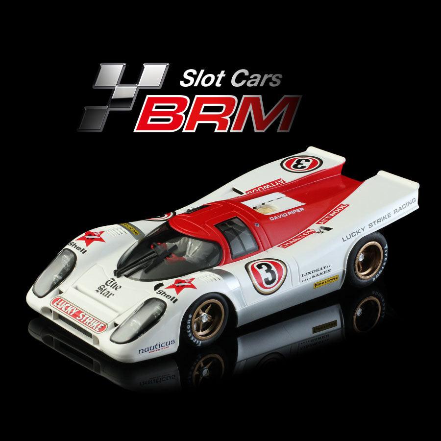 BRM 1/24 Porsche 917K #3 Lucky Strike 9h Kyalami 1971 Slot Car BRM174