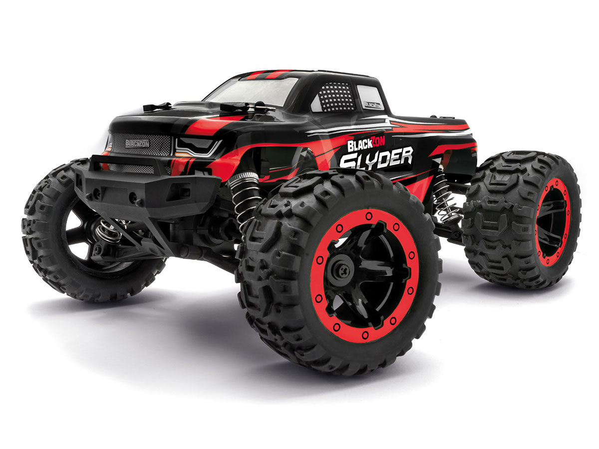 Black Zion Slyder BZN540098 MT 1/16 4WD Electric Monster Truck Red