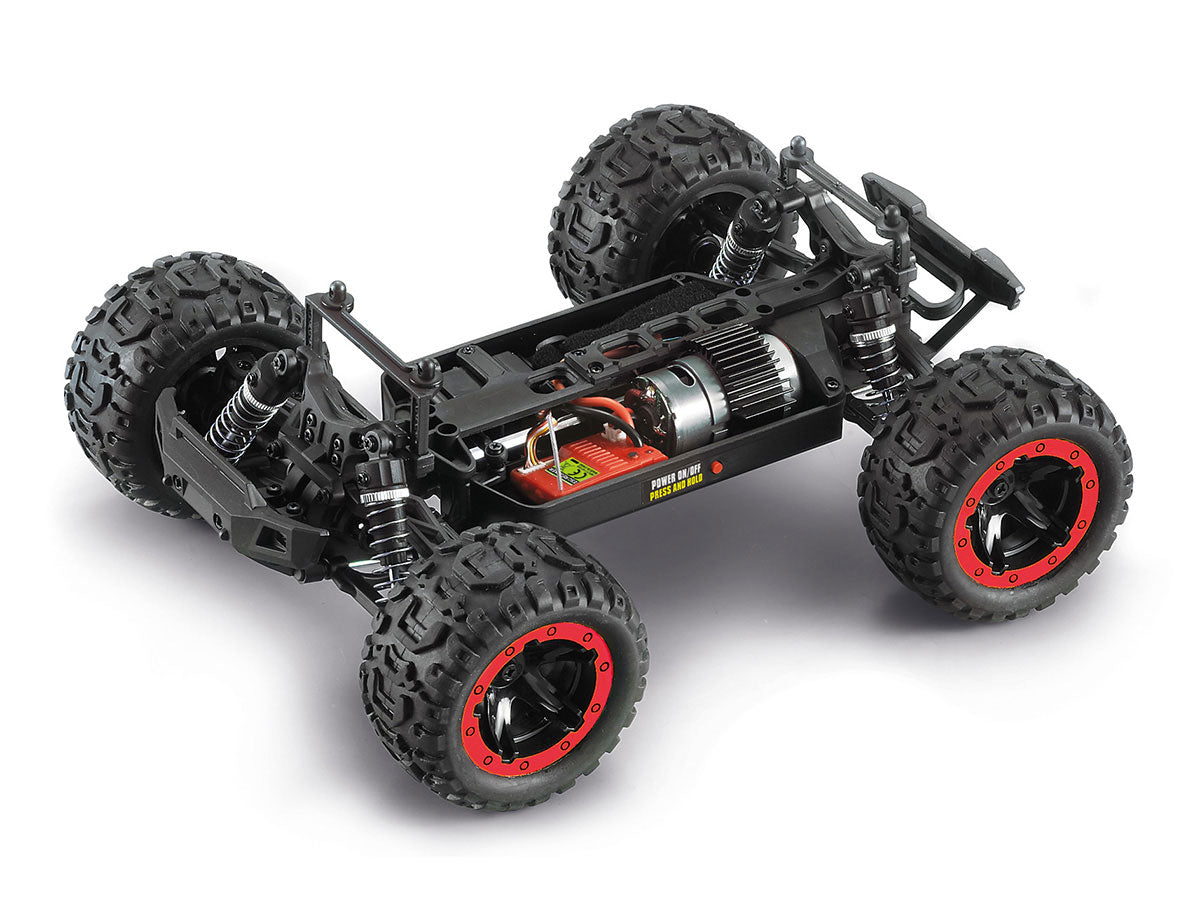 Black Zion Slyder BZN540098 MT 1/16 4WD Electric Monster Truck Red