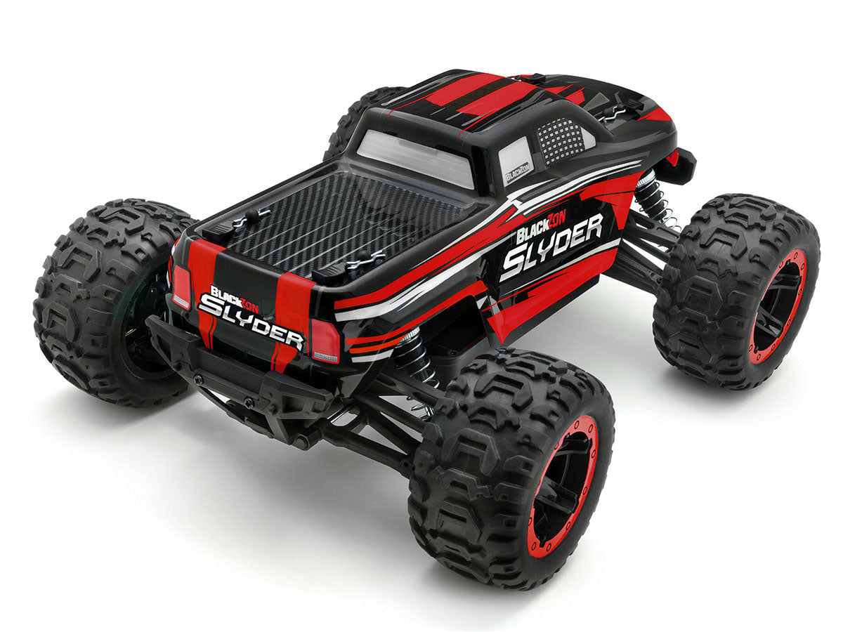 Black Zion Slyder BZN540098 MT 1/16 4WD Electric Monster Truck Red