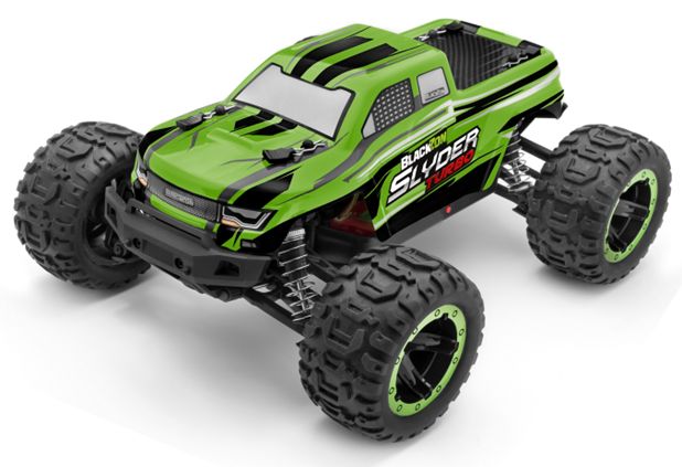 BlackZon Slyder BZN540200 Verde Slyder MT Turbo 1/16 4WD RTR 2S Sin escobillas