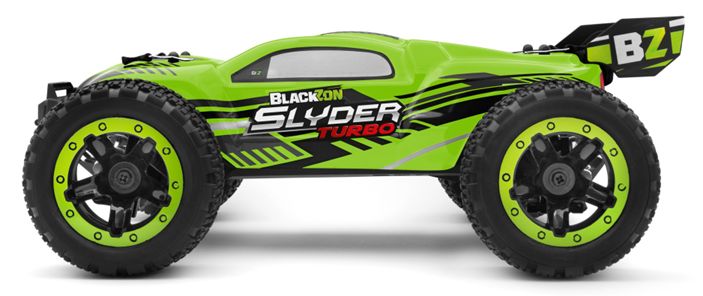 Black Zon BZN540202 Green Slyder ST Turbo 1/16 4WD RTR 2S Brushless