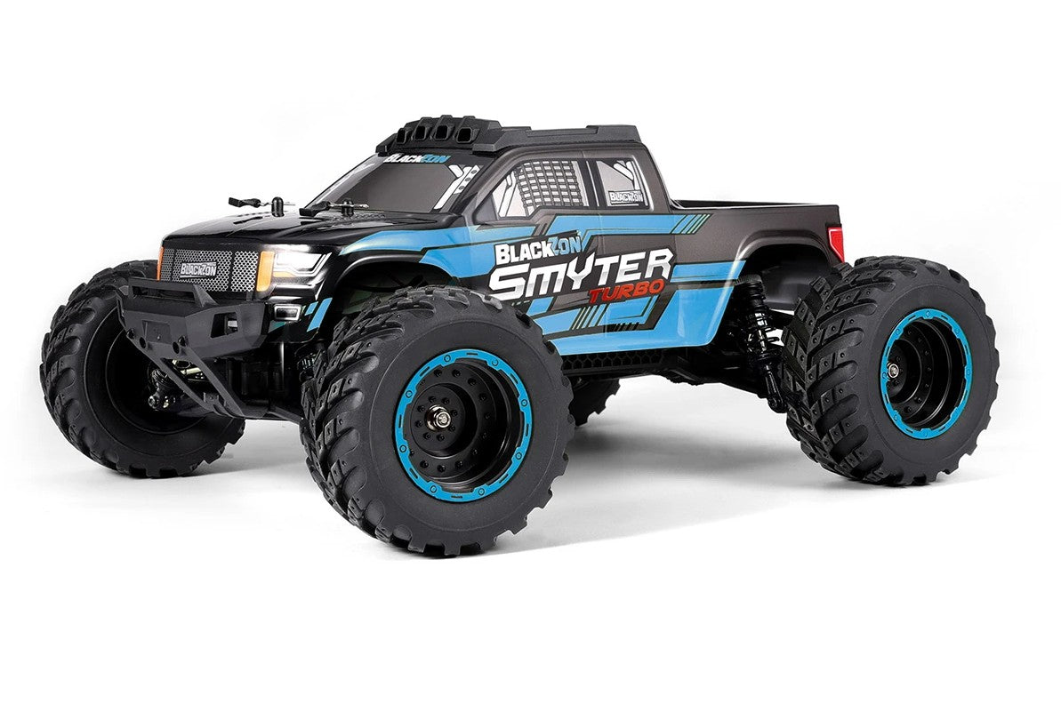 BlackZon BZN540252 Smyter MT Turbo 1/12 4WD RTR 3S Brushless Monster Truck - Blue