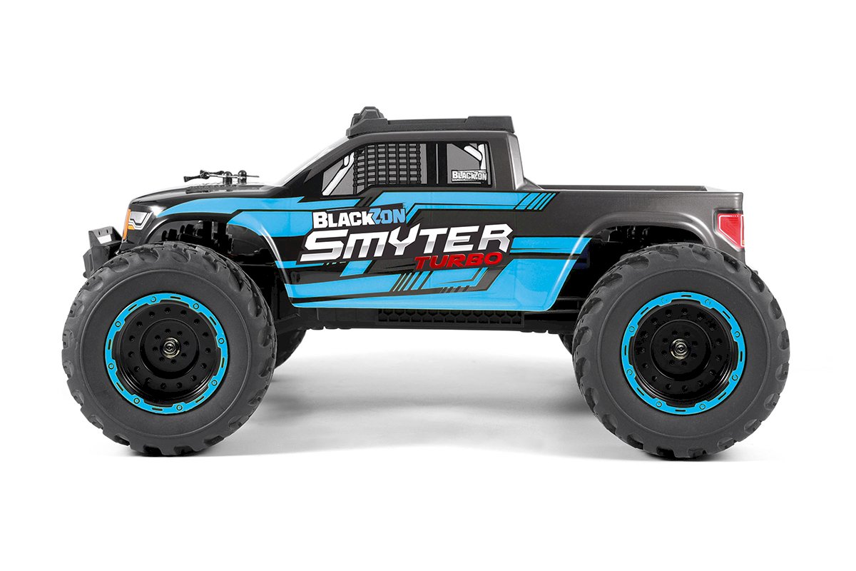 BlackZon BZN540252 Smyter MT Turbo 1/12 4WD RTR 3S Brushless Monster Truck - Blue