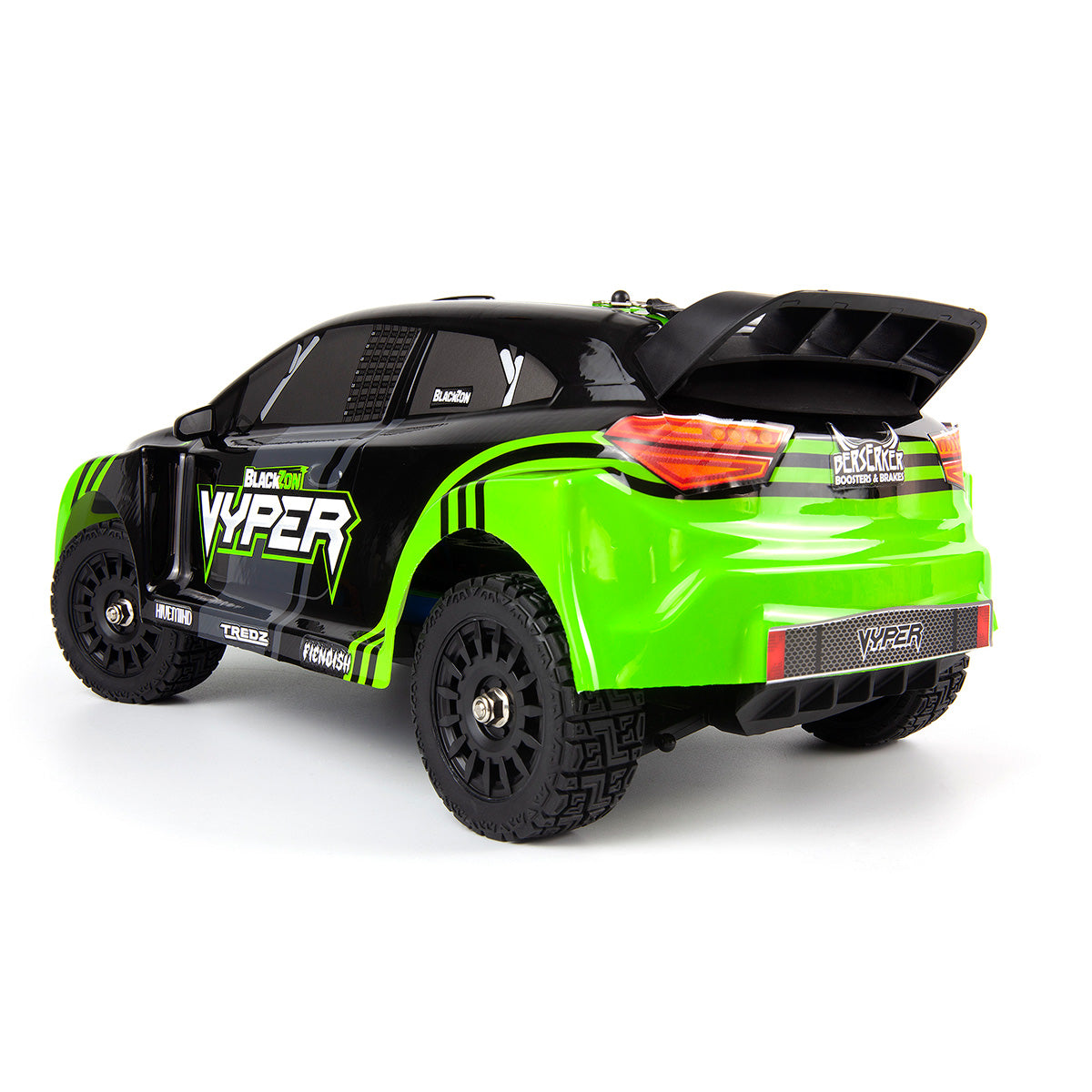 BlackZon BZN540281 Vyper RX 1/16 4WD Rally Car - Green