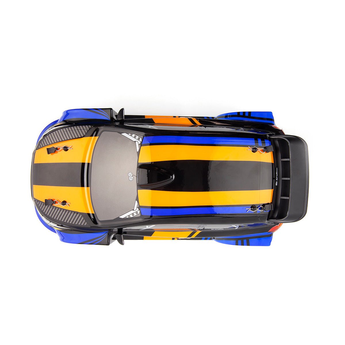 BlackZon BZN540284 Vyper RX Turbo 1/16 4WD 2S Brushless Rally Car - Blue/Orange