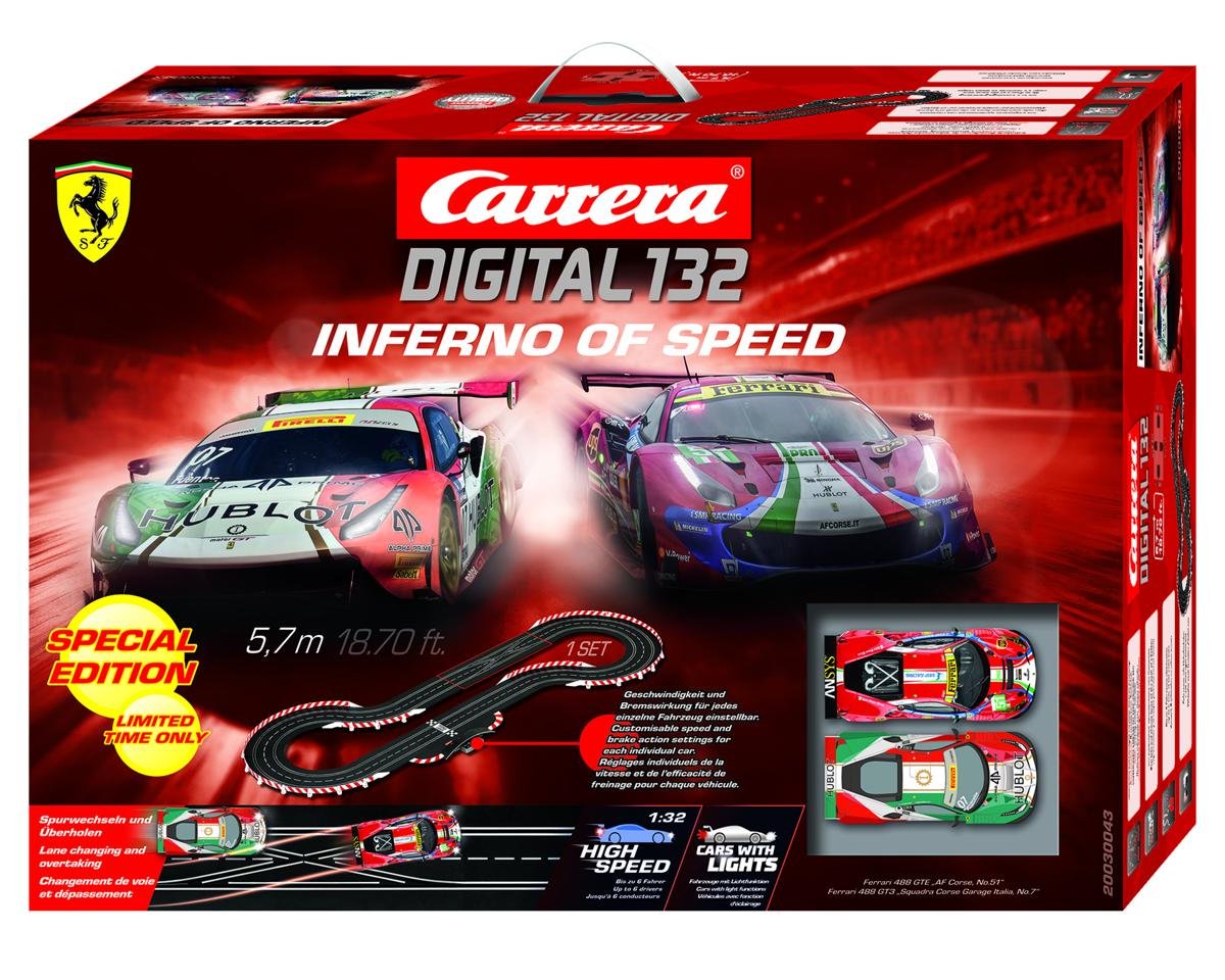 Carrera CCN30043 Digital 132 Inferno Of Speed Slot Car Racing Set