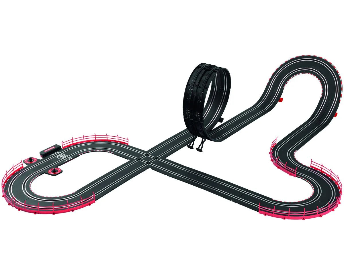 Carrera GO!!! DTM Supercars 1/43 Slot Car Racing Track Set w/Audi R8 LMS GT3 & Lamborghini Huracán GT3 Cars