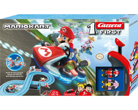 Carrera CCN63024 First Mario Kart Slot Car Racing Track Set (Mario vs Peach)