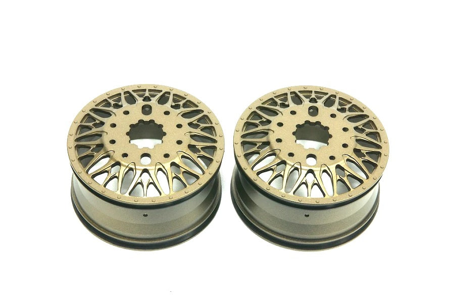 CEGCD0609 KG1 Ruedas Trident-D forjadas KD014, delanteras, 40 mm de ancho, bronce, 2 piezas