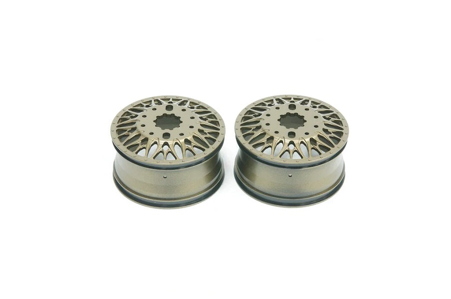 CEGCD0609 KG1 Ruedas Trident-D forjadas KD014, delanteras, 40 mm de ancho, bronce, 2 piezas