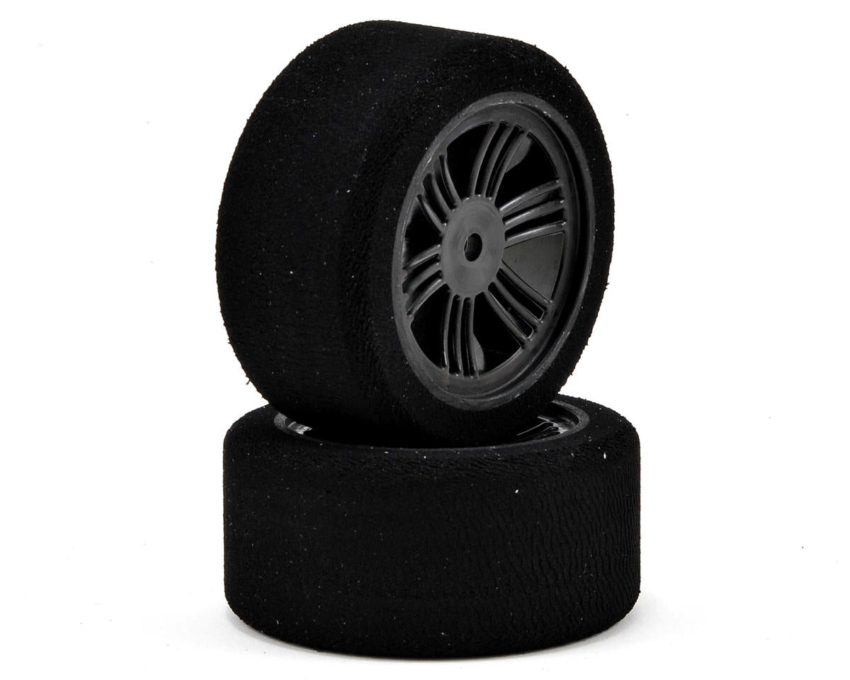 Contact J14074 Neumáticos traseros de espuma Nitro Sedan de 30 mm 1/10 (2) (40 Shore) (negro carbón) con hexágono de 12 mm
