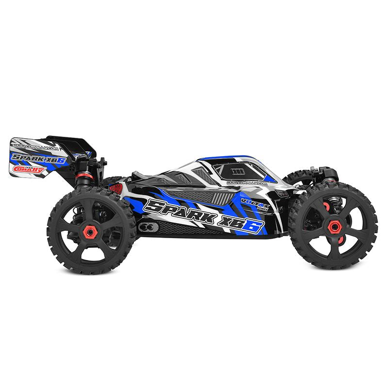 TEAM CORALLY COR00485-B Spark XB6 1/8 6S Basher Buggy, ROLLER, Blue