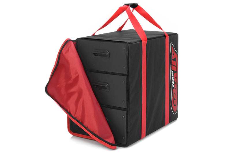 TEAM CORALLY 90241 Carry Bag with 3 Corrugated Plastic Drawers