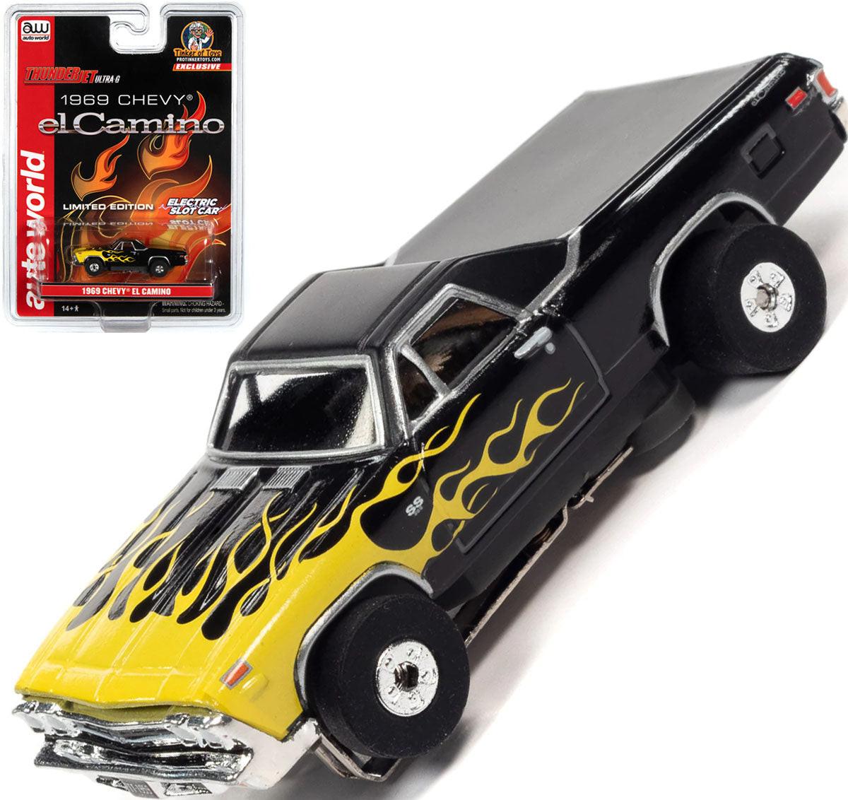 Auto World Exclusive Limited Edition 1969 Chevy El Camino Thunderjet HO Slot Car