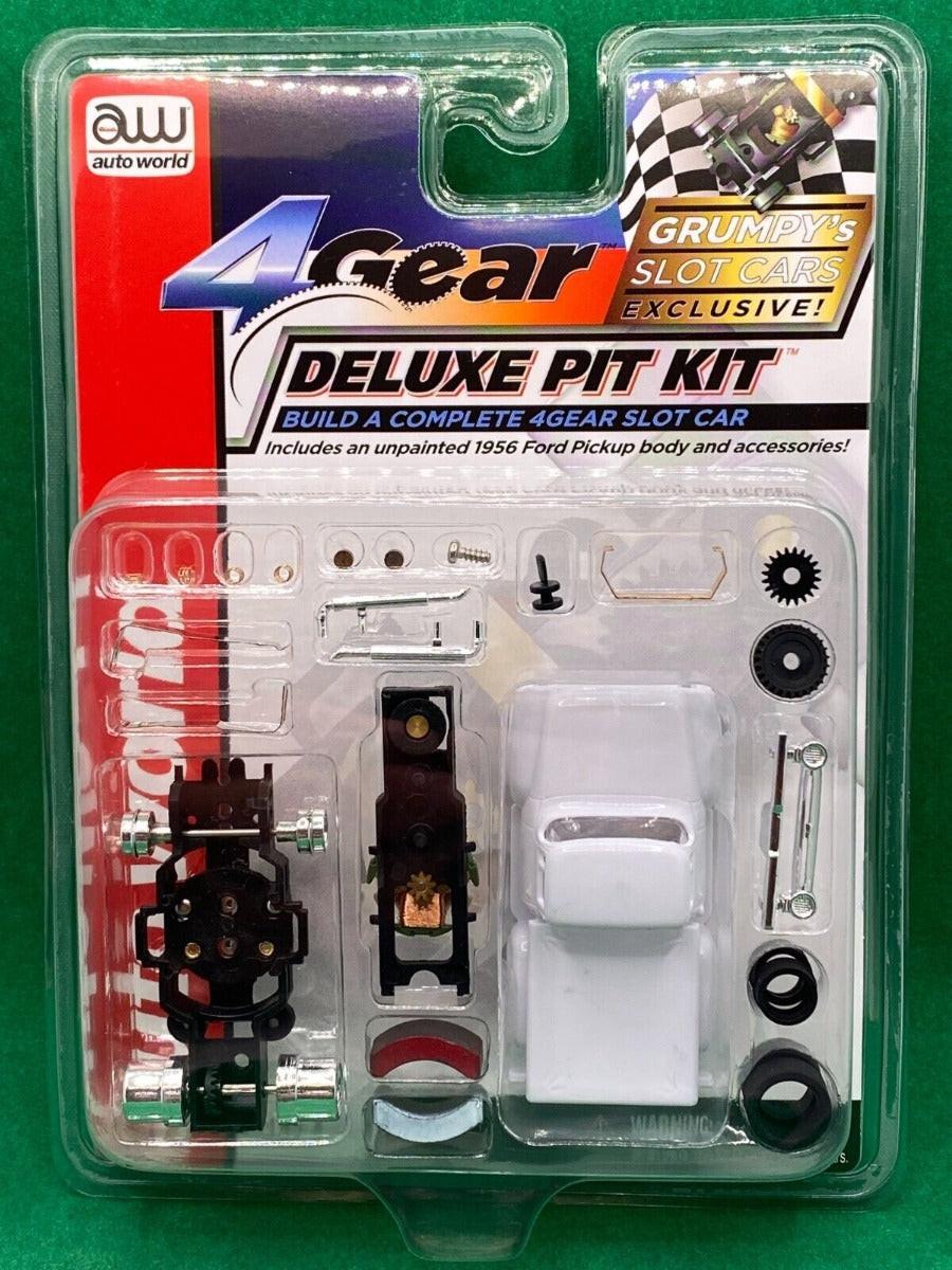 Auto World Exclusive '56 Ford Pickup White Deluxe Pit Kit for AFX 4Gear 1956 Truck