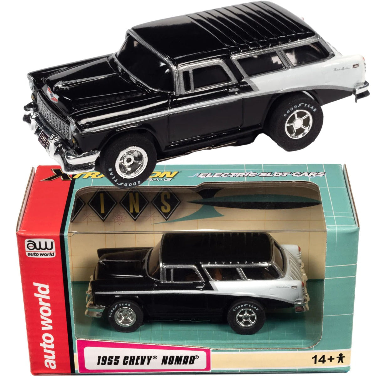 Auto World 1955 Chevy Nomad Bel Air 55' Exclusive HO slot car Limited Edition