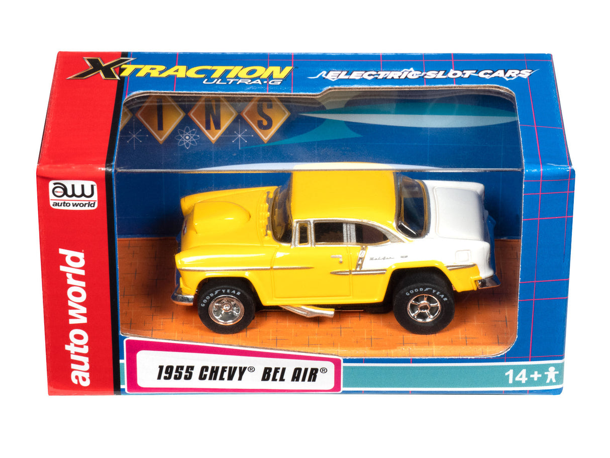 Auto World Exclusive 1955 Chevy Bel Air Xtraction for AFX HO Slot Car CP7983