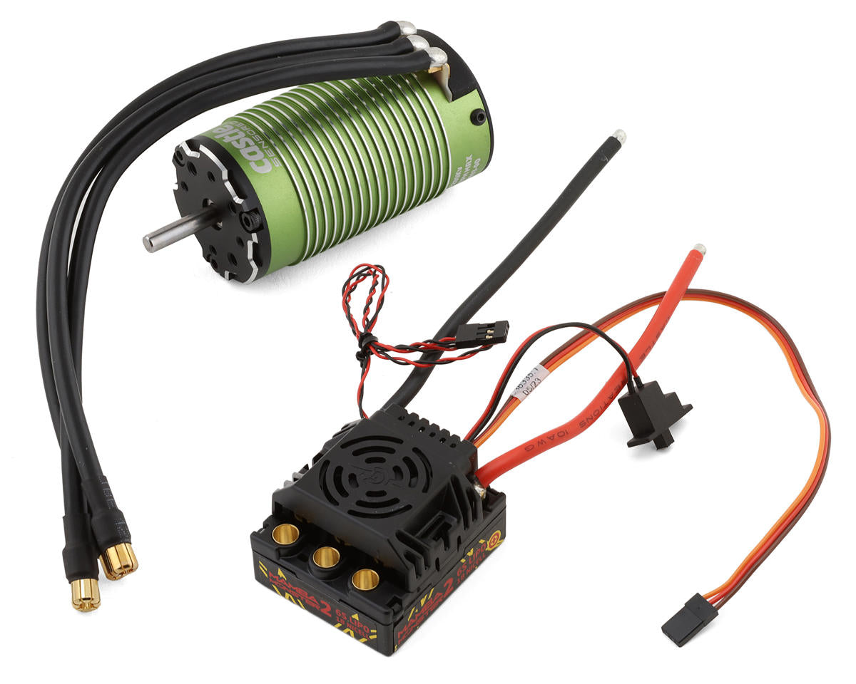 Castle Creations 010-0108-05 Monster 2 1/8 (25V) Waterproof ESC Combo w/1515 V2 Motor (2200kV)