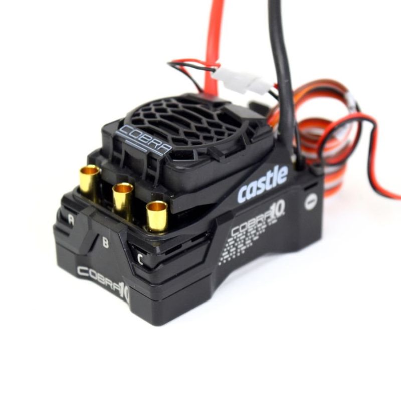 CASTLE CREATIONS 010-0174-04 Cobra 10 6S Max, 25.2V Max, 8A Peak BEC, w/1406-7700KV Sensored Motor