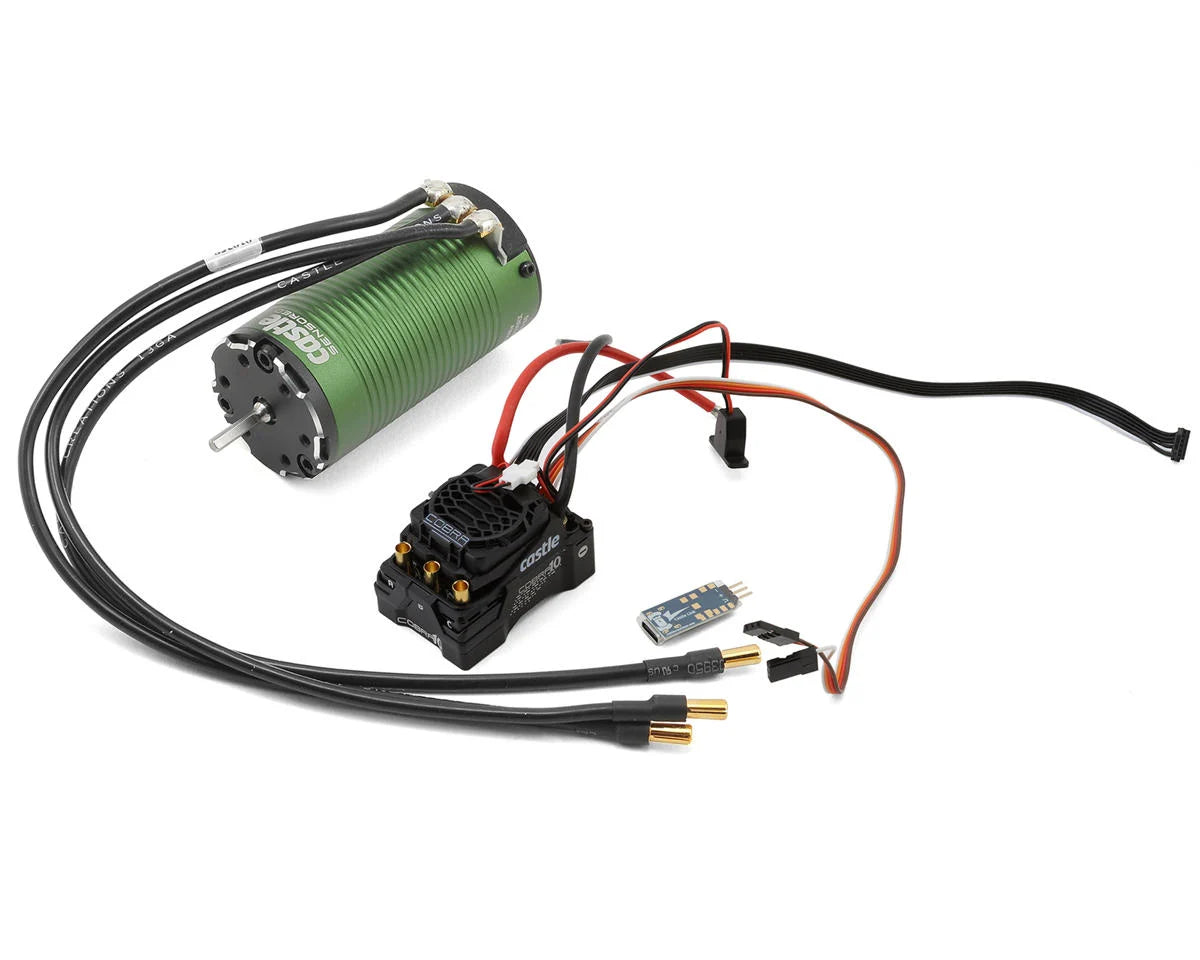 Castle Creations 010-0174-15 Cobra 10 6S 1/10 Brushless Combo w/1415 Sensored Motor (2400kV) (SCT/MT Edition)