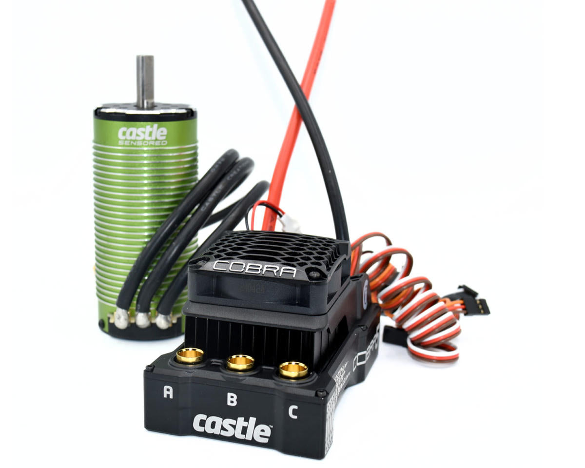 Castle Creations 010-0179-03 Cobra 5 8S 1/5 Sensored Brushless ESC/Motor Combo (1260Kv) w/1721 Motor