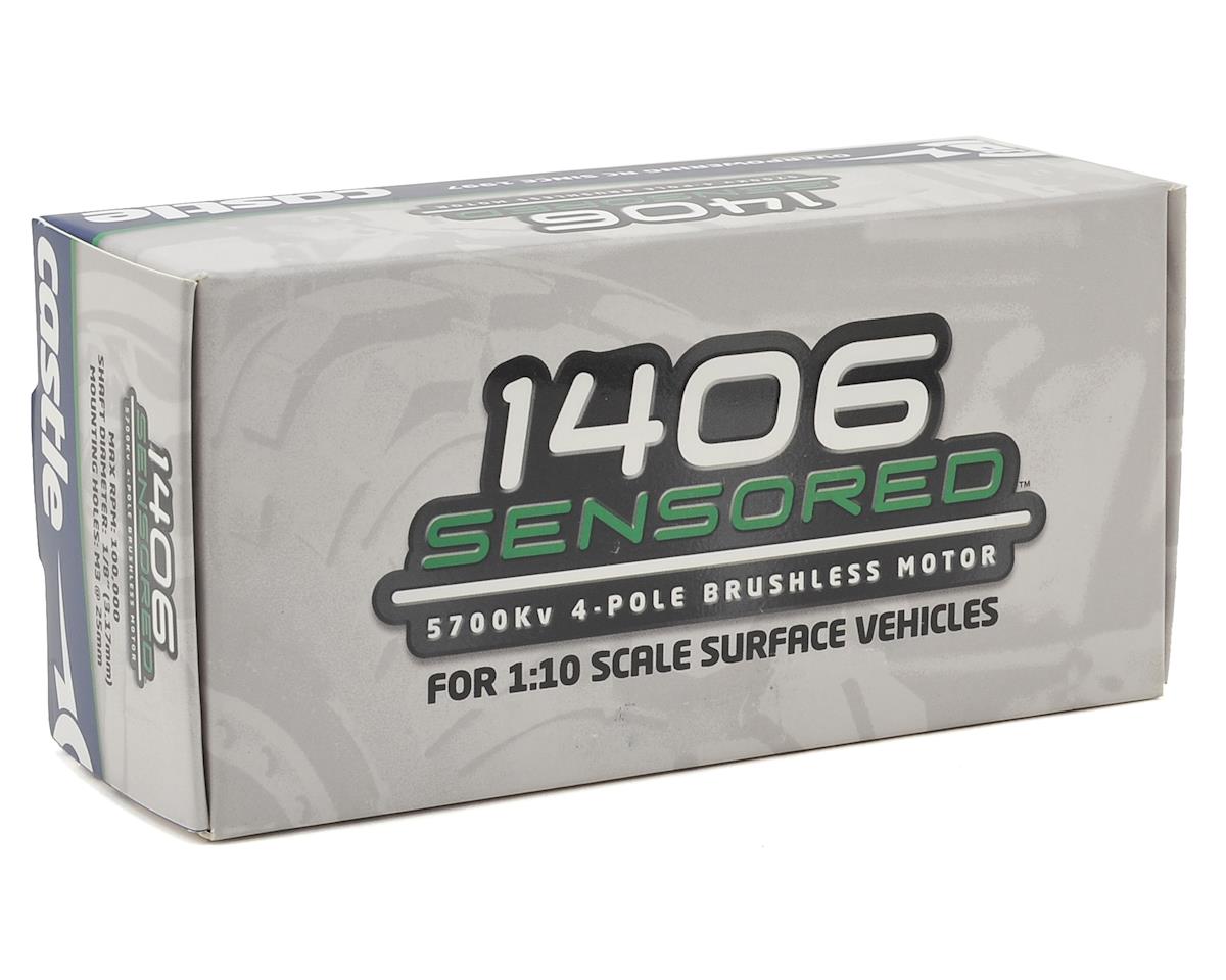 Castle Creations 060-0057-00 1406 Sensored 4-Pole Brushless Motor (5700kV)