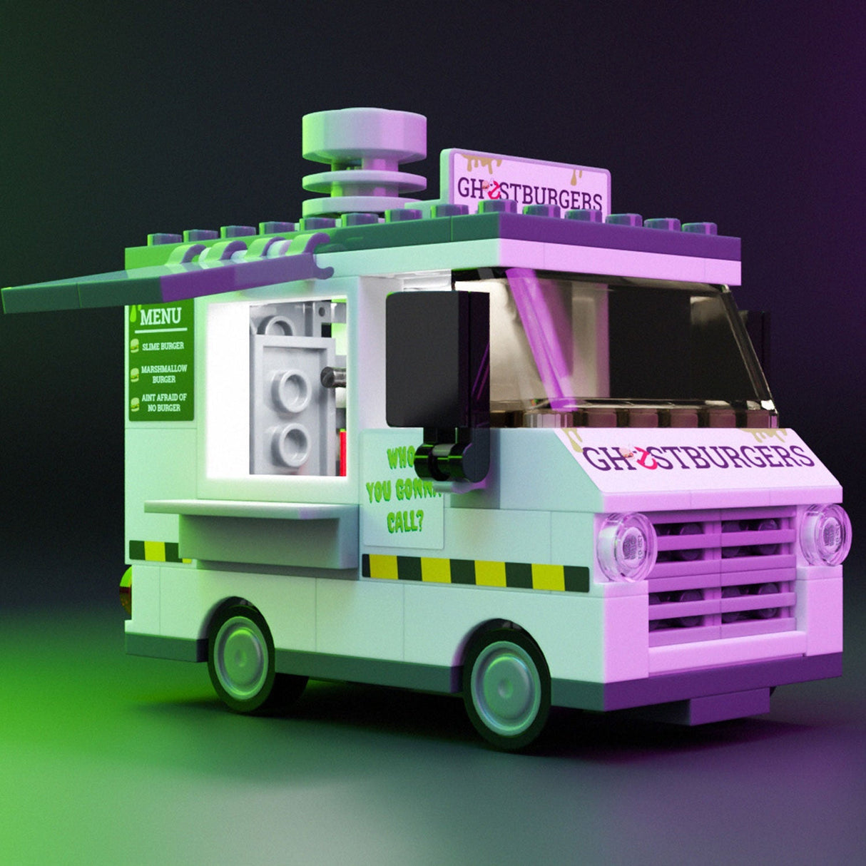 Ghost Burgers Food Truck w/ Minifig