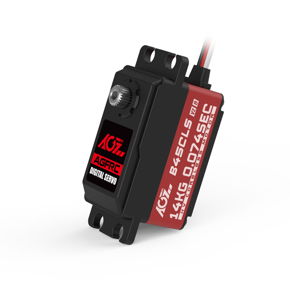 AGFRC B45CLS V2 14KG 0.074Sec HV Steel Gear Low Profile Coreless Digital Servo 1/10 SCALE