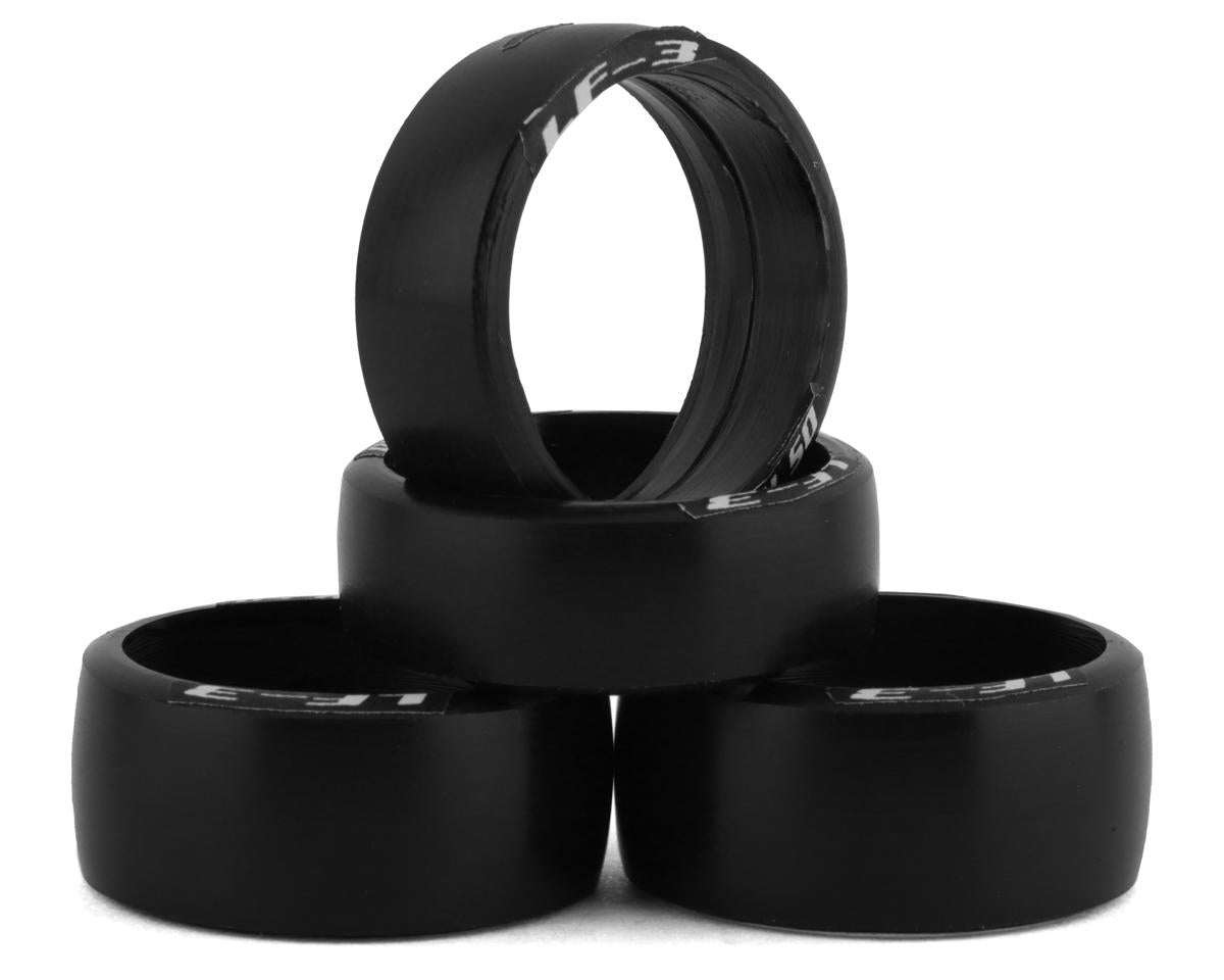 DS Racing DS-MI20L-LF3NW Mini-Z 8.5mm Front & 11mm Rear Drift Tires (20mm) (LF-3)