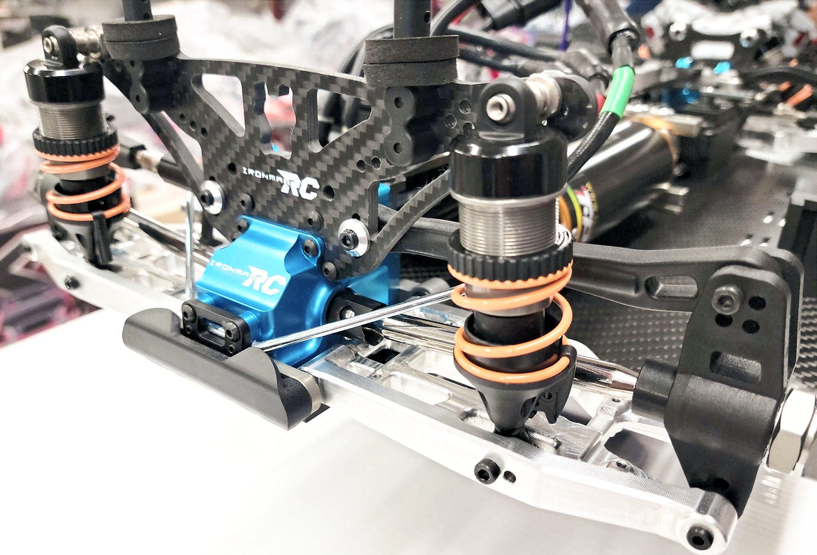 IronManRc Hobao Vte2 Brazos en A inferiores delanteros de aluminio * CROMO BILLET *