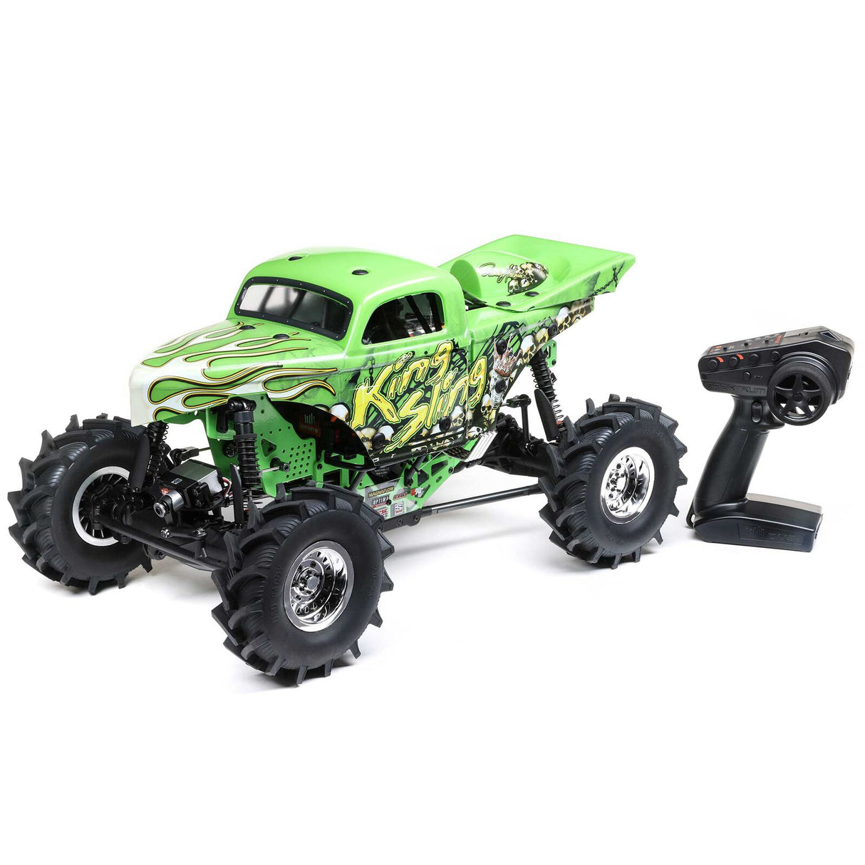 LOSI LOS04024T1 LMT 4WD Mega Truck à essieu solide RTR sans balais, King Sling