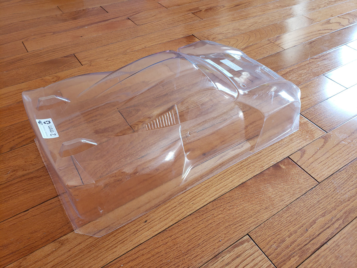 Delta Plastik 7503 PORSCHE GT2 360mm/2mm Rc Car Body*Drag or Speed Runs*