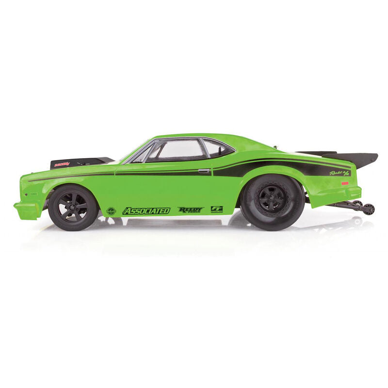 Equipo asociado 1/10 DR10 Drag Race Car RTR LiPo Combo, verde