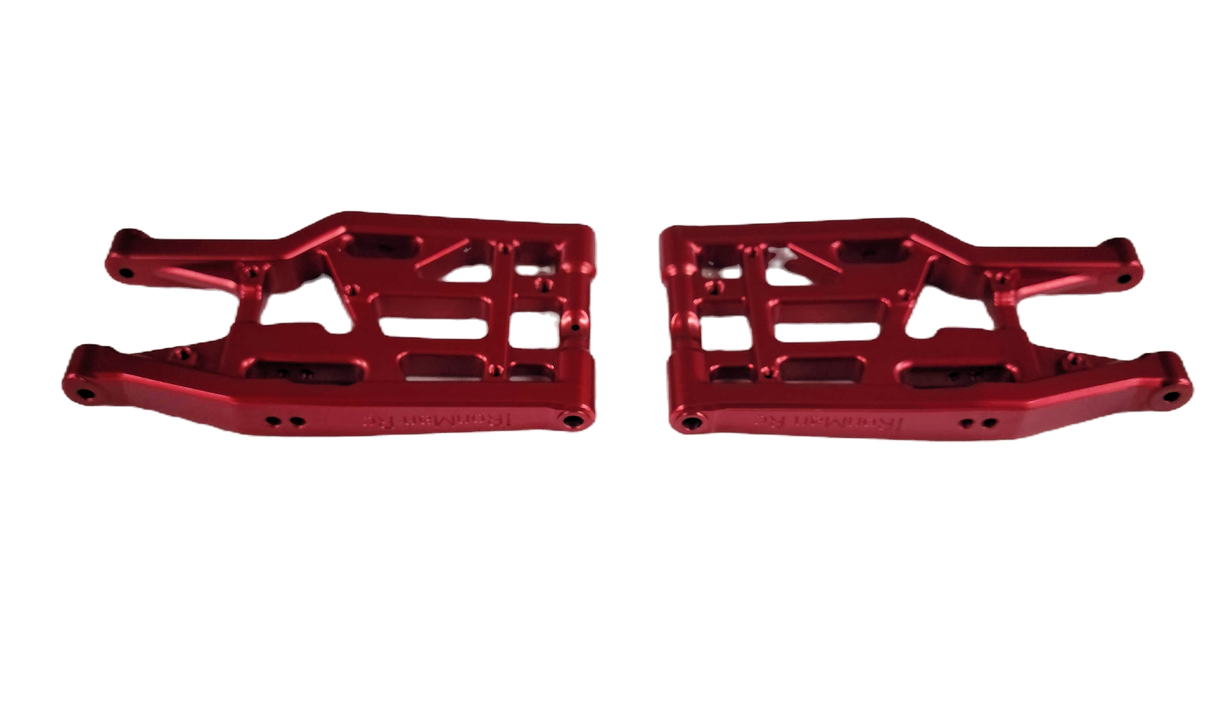 IRonManRc Hobao Vte2 Bras triangulaires inférieurs arrière en aluminium * CANDY RED *