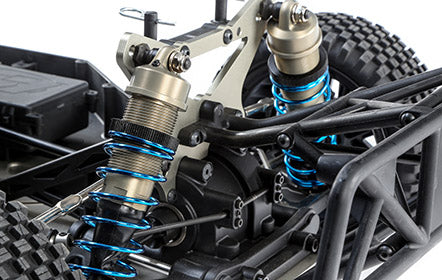 LOSI LOS05014V2T1 5T 1/5 5IVE-T 2.0 4WD Truck Gas BND, gris/bleu/blanc