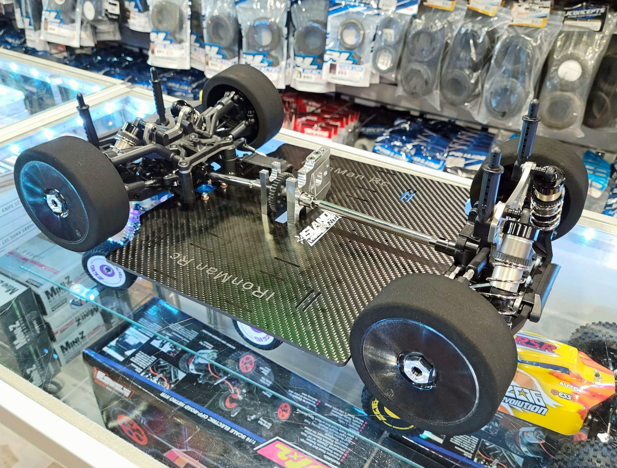 IRonManRc Hobao GTB LONG Châssis en fibre de carbone 4 mm avec renfort supérieur