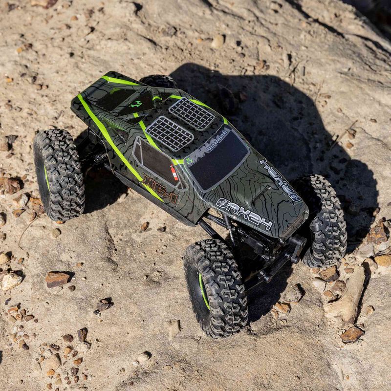 AXIAL AXI00003T1 1/24 AX24 XC-1 4WS Crawler Brushed RTR Green